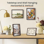 upsimples 5x7 Picture Frame Set of 3, Made of High Definition Glass - Image 5