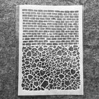 TIAMECH A4 Reusable Stone Brick Stencil - Image 4