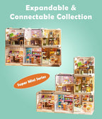 Convenience Store Miniature House Kit, Plastic DIY Dollhouse - Image 6
