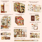 emmoolife Scrapbooking Supplies Kit, Vintage Mushroom Aesthetic Scrapbook Kit - Image 2