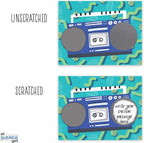 Make Your Own DIY Scratch Off ScratchNotes 20 Pack 3x4 Note Cards & Stickers - Image 4