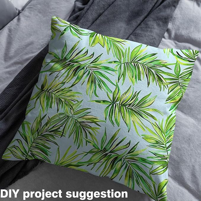 Feelyou Tropical Upholstery Fabric by The Yard, Summer Palm Tree Decorative - Image 4
