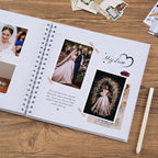 potricher 10 x 10 Inch DIY Scrapbook Album 40 Pages Hardcover Kraft Paper Scrap - Image 3