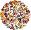 Transparent Flora Scrapbook Stickers Aesthetic Flowers Stickers | Transparent & by Unknown