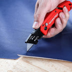 WORKPRO Folding Utility Knife, Quick Change Blade, Lightweight Nylon Handle - Image 6