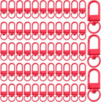 KJML DIY Keychain clip 60pcs Swivel Snap Lobster Claw Keychain Clasps Lanyard by KJMLDIY