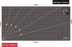 NEWBRAUG 23'' × 47'' Large Self Healing Cutting Double Sided 5-Ply Mat - Image 3