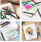 Piochoo Dual Brush Markers, 60Colors Markers - Image 7