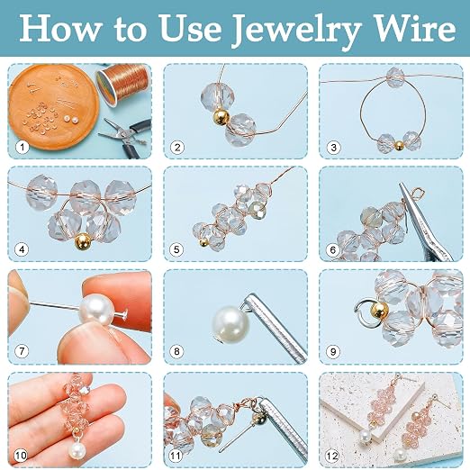 328 Feet Tarnish Resistant Copper Wires 26 Gauge Jewelry Craft Wires Beading - Image 5