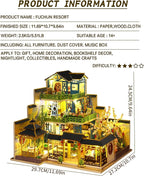 Spilay DIY Miniature House Kit for Adults, Miniature Dollhouse Building Kit | - Image 2