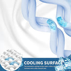 Sunflower Cooling Quilted Full Mattress Protector, Mattress Pad Chill Soft - Image 2