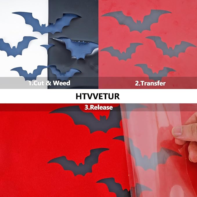 HTVVETUR Heat Transfer Vinyl for T Shirt - Image 4