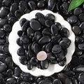 SIDONG 10 LB Black River Rocks, 0.4-1.2 Inches Highly Polished Pebbles by SIDONG