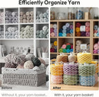 Etcokei 18pcs Yarn Ball Tube for Etcokei Electric Yarn Winder M1, Reusable ABS - Image 4