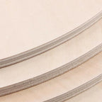 SHEUTSAN 12 PCS 11.8 Inch Wood Circles, 1/4 Inch Round Wood Sheets, Unfinished - Image 3