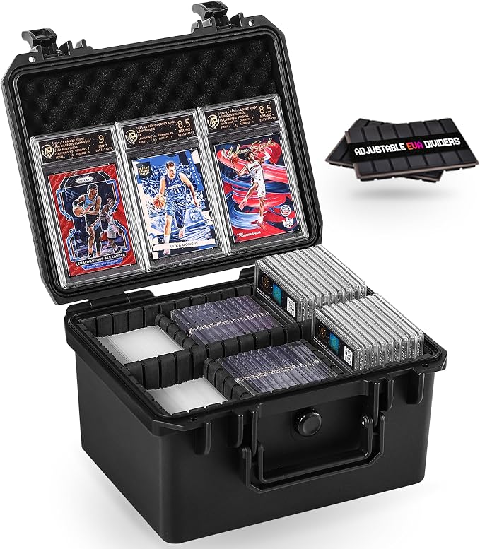 Card Cases for Sport Trading Graded Card Holder Hard Waterproof Storage Box | by Unknown
