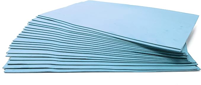 Allgala 20-Value-Pack EVA Foam Paper 8x12 Inch Sheets-Light Blue-CF85314 - Image 3