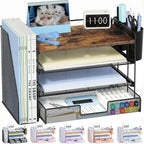OPNICE Desk Organizer, 4-Tier Desktop File Organizer by OPNICE