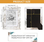 Califortree Rustic White 5x7 Picture Frame - Image 5