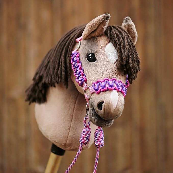 kullaloo DIY Hobby Horse Halter Kit Make Stick Horse Head Collars, Rope Halters - Image 8