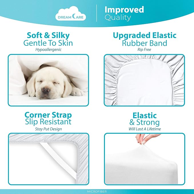 DREAMCARE Twin XL Fitted Sheet - Image 6