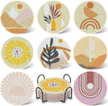 UPINS 8Pcs Boho Diamond Art Painting Coasters by UPINS