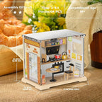 Kitchen Miniature House Kit, Mini Model Kits - Image 4