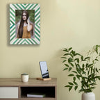 Picture Photo Frame Chevron Herringbone Art Inspired Vintage Table-Top/Wall - Image 4