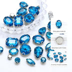 Sew on Rhinestone, Bags and Sewing Accessories，Lake Blue - Image 2