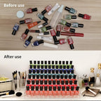 BTremary Clear Nail Polish Paint Organizer Holder Rack Shelf 6 Tier Acrylic - Image 3
