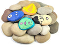 YISZM Large Rocks for Painting, 3-4 Inches Flat Smooth Painting Stones for DIY by YISZM-ForYourNaturalLife