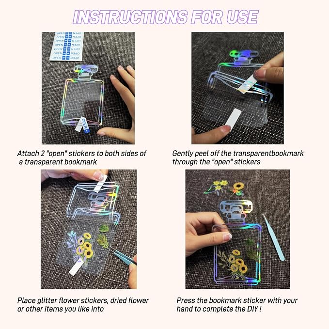 Thousand Flower Bookmark, DIY Rainbow Bookmark Making Kit - Image 4