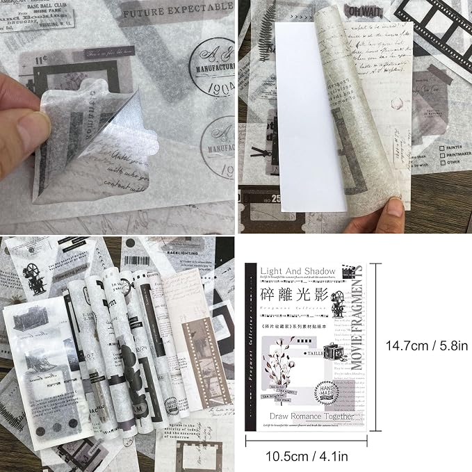 Vintage Washi Stickers Book for Journaling - Image 4