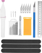 Mandala Crafts 33 PCS Plastic Model Tool Sets - Image 6