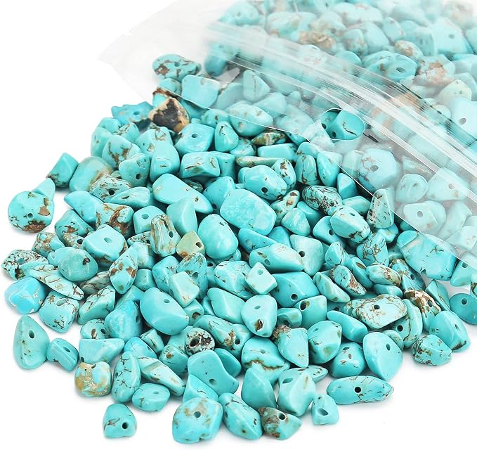 456 PCs Natural Chip Stone Beads, 5-8mm Irregular Multicolor Gemstones Loose - Image 2
