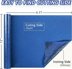 ​TORC Blue Glitter HTV Blue Heat Transfer Vinyl HTV Rolls - Image 3
