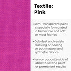 Jacquard Textile Color Pink - Image 2