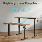Agilestic Electric Standing Desk, 40 x 24 Inches Height Adjustable Desk - Image 8