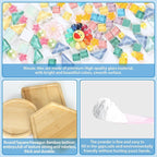 UXORSN 8 Sets DIY Mosaic Tiles for Crafts Mixed Color Glass Mosaic Kit - Image 5