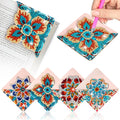 WIVICO 4Pcs Diamond Painting Bookmarks, Diamond Pearl Art Kits by WIVICO