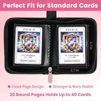 Mini Trading Card Binder Album, 1 Pocket Card Binder - Image 3