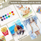 300 Sheets Watercolor Paper 8.5 x 11, 140 lb/300 GSM Cold Press Watercolor - Image 5