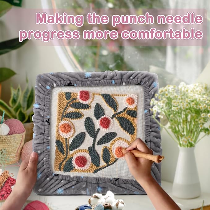 ICZW Gripper Strip Frame Punch Needle Rug Hooking Frame - Image 7