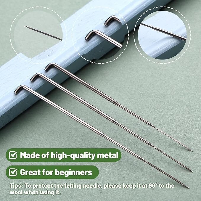 Yizzvb Needle Felting Tools, 4 Sizes Felting Needles - Image 5
