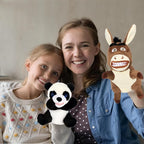 Easfan Donkey Hand Puppet Plush Animal Toy - Image 6