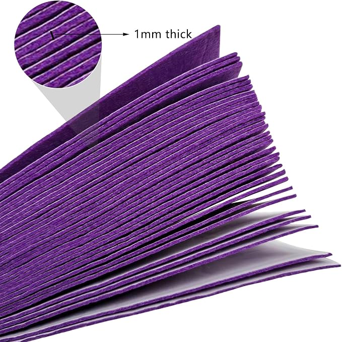 Jtnohx Self Adhesive Felt Sheets, Sticky Fabric Square - Image 4