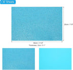 PATIKIL 30Sheets Blue EVA Glitter Foam Sheet 11.8 x 7.9 Inch 2mm Thick - Image 2