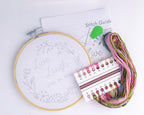 FUNATIC Live Laugh Leave By Nine Embroidery Kit | Funny Beginner Needle Work - Image 2
