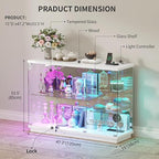 HNEBC 5-Tier Lockable Display Cabinet - - Image 6