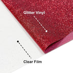 Glitter Iron On 12in X 8ft, HTV Heat Transfer Vinyl | Glitter HTV Easy to Cut & - Image 3